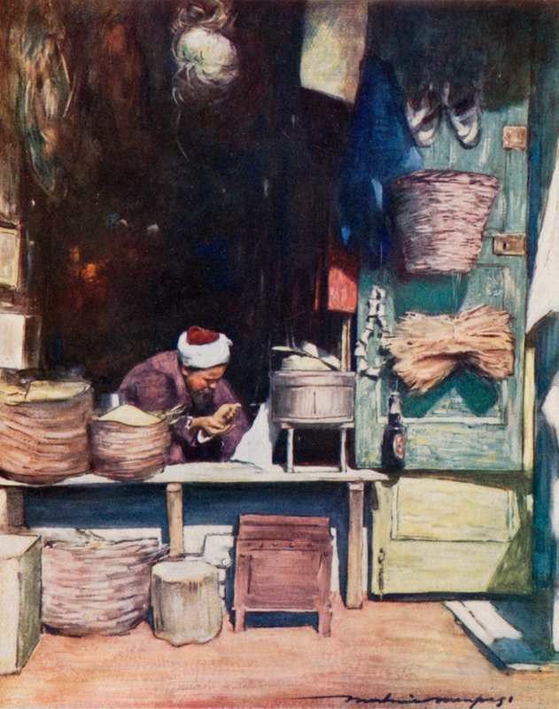 En frøstall, Delhi av Mortimer Ludington Menpes