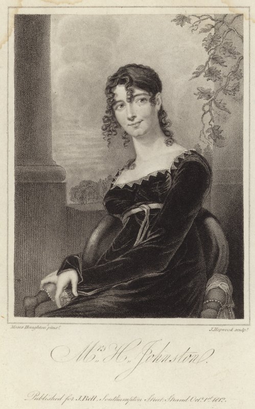 Mrs H Johnston (gravering) av Moses Haughton