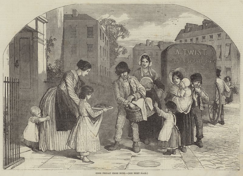 Langfredag Cross Buns av Myles Birket Foster
