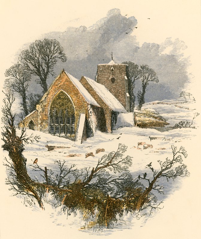 Vintersabbatsvandring av Myles Birket Foster