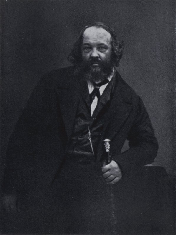 Den revolusjonære Michael Alexandrowitsch Bakunin av Nadar