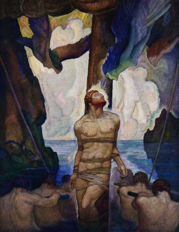 Odyssey: Sirenene av Newell Convers Wyeth