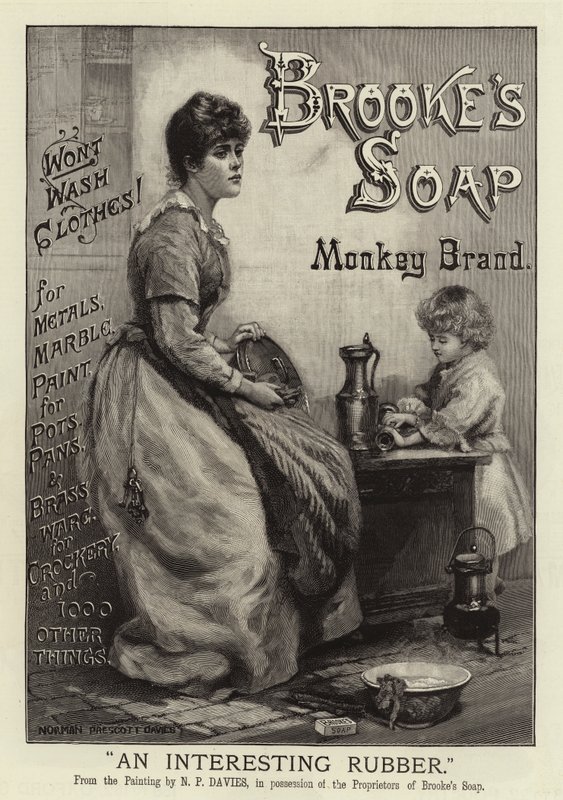 Annonse, Brooke's Soap av Norman Prescott Davies