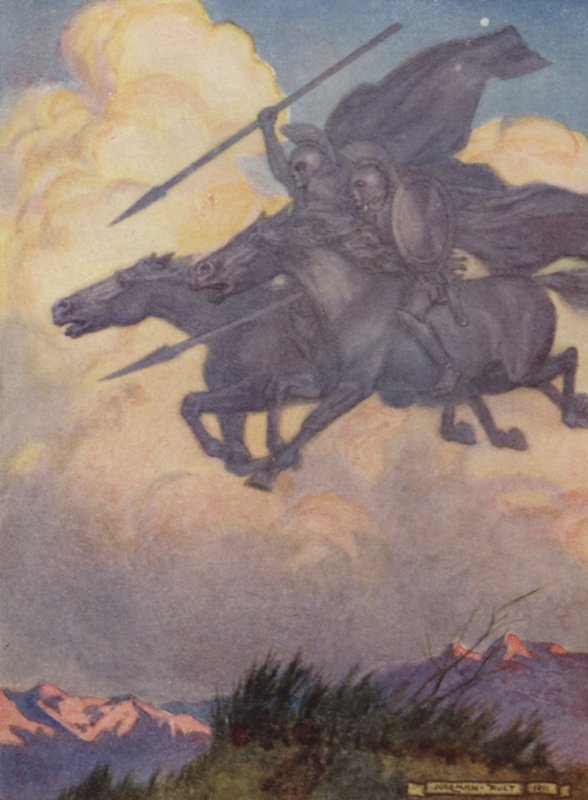 The Great Twin Brethren (farge litho) av Norman Ault