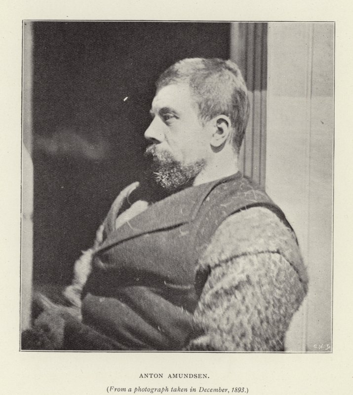 Anton Amundsen (s/hvitt bilde) av Norwegian Photographer