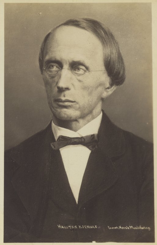 Portrett av Halfdan Kjerulf av Norwegian Photographer