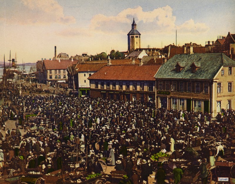 Stavanger: Torget (photo) av Norwegian Photographer