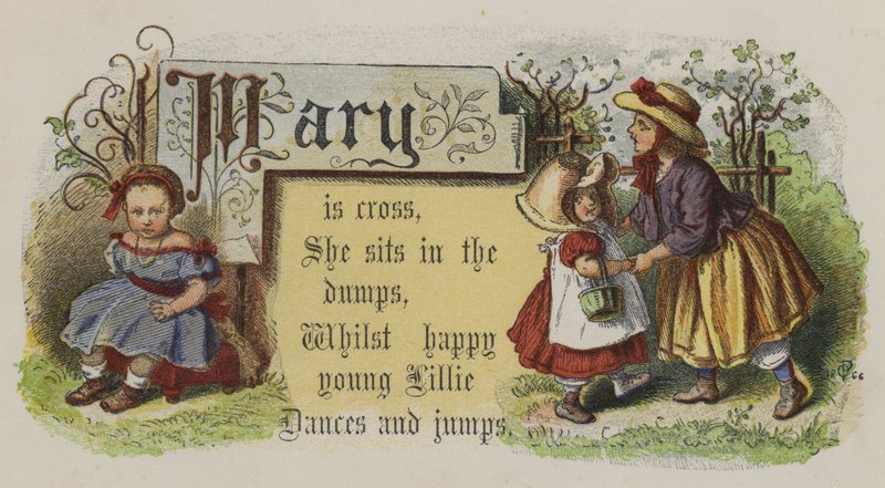 Mary er kors (farge litho) av Oskar Pletsch