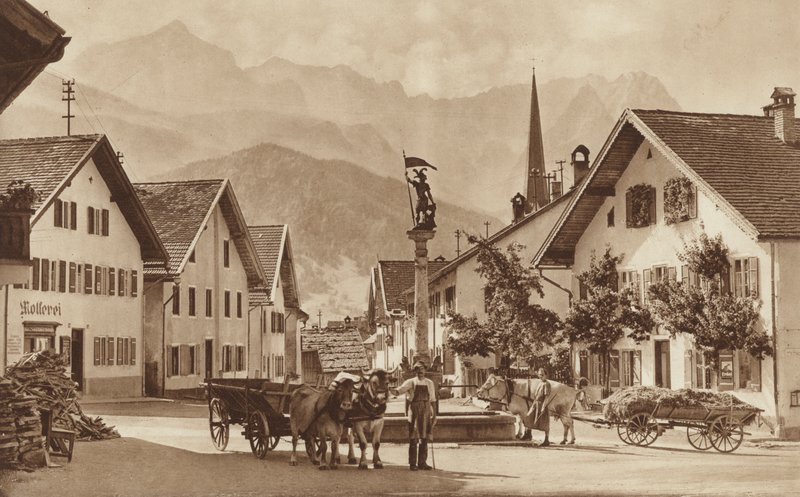 Floriansplace i Partenkirchen av Otto Ballerstedt