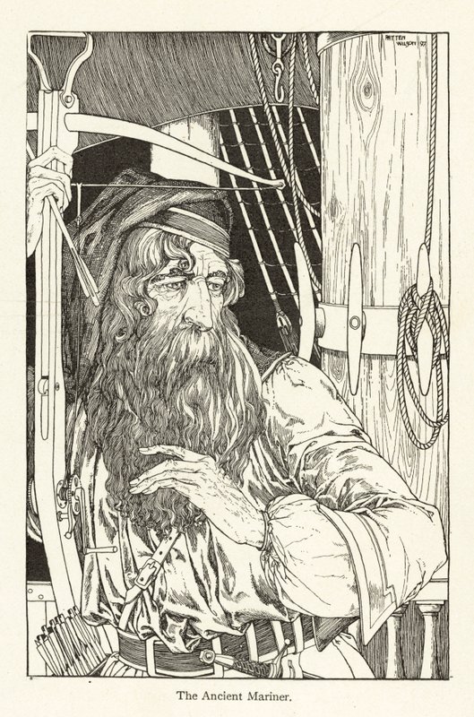 Rime of the Ancient Mariner (gravering) av Patten Wilson