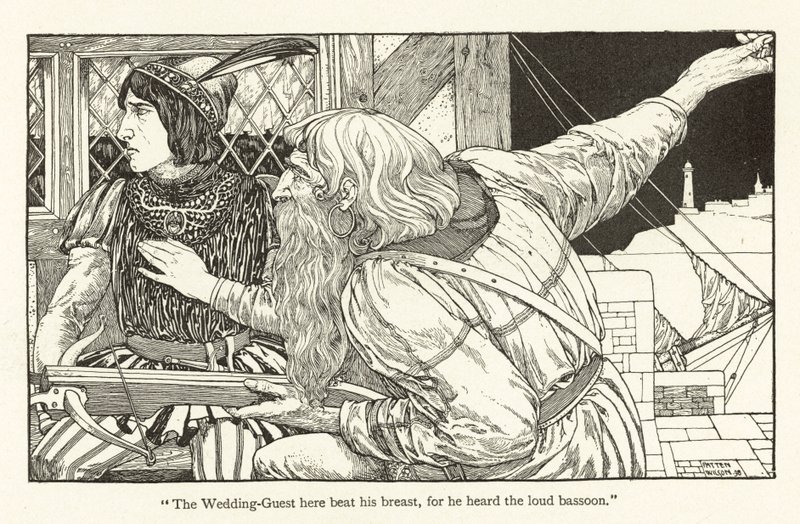 Rime of the Ancient Mariner (gravering) av Patten Wilson