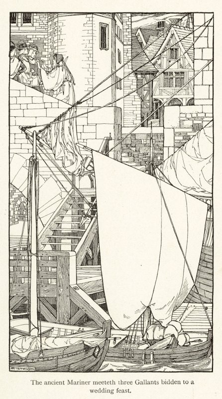 Rime of the Ancient Mariner (gravering) av Patten Wilson