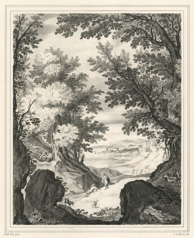 Landskap av Paul Bril