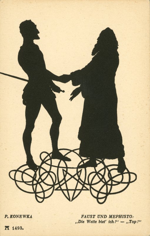 Faust og Mephistopheles av Paul Konewka