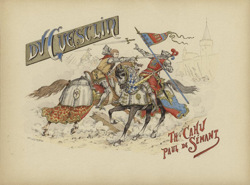 Bertrand du Guesclin, fransk militærsjef av Paul de Semant