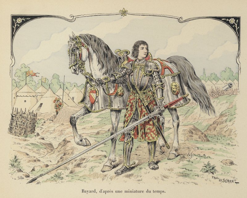Pierre de Terrail, ridder av Bayard, fransk ridder av Paul de Semant