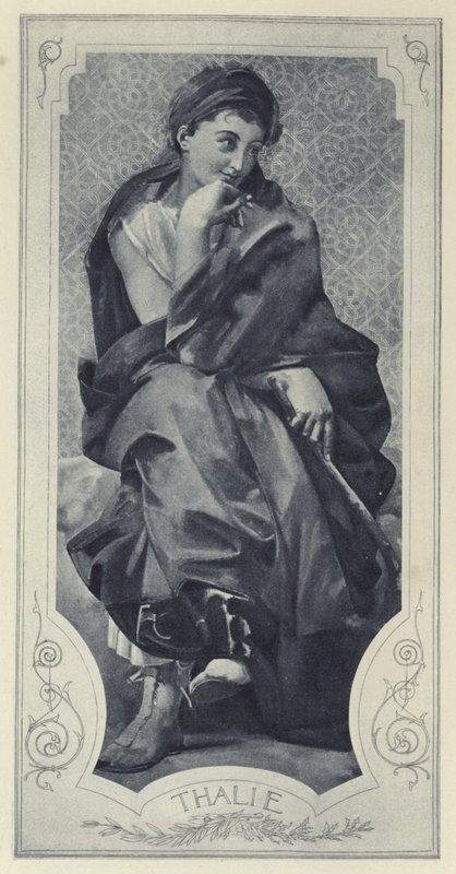 Thalia, Muse of Comedy (fotogravyr) av Paul Baudry