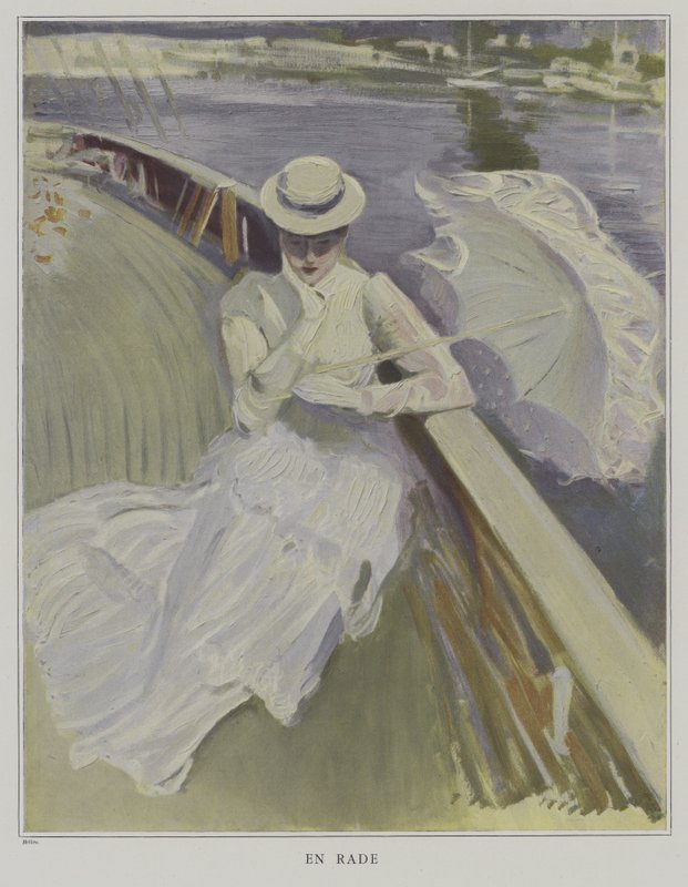 En Rade (i havnen) av Paul Cesar Helleu