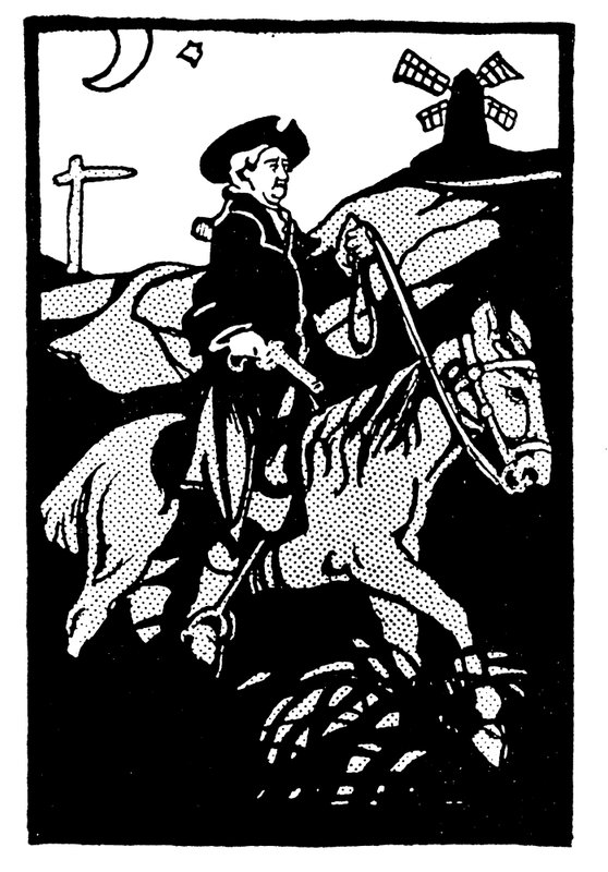 Highwayman (gravering) av Paul Hardy