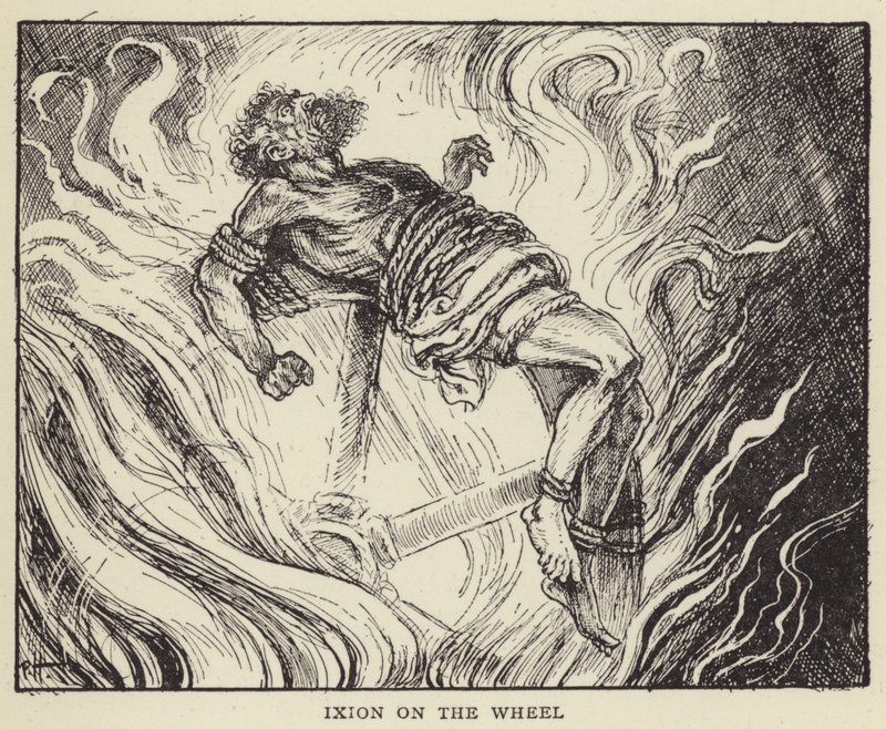 Ixion on the Wheel av Paul Hardy