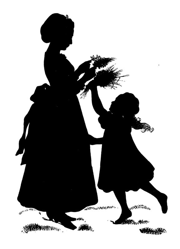 Silhouette av Paul Konewka (litho) av Paul Konewka