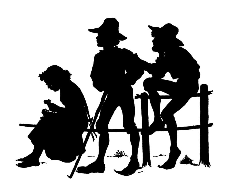 Silhouette av Paul Konewka (litho) av Paul Konewka