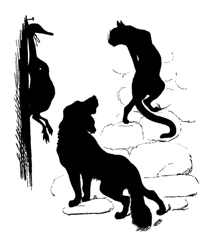 Silhouette av Paul Konewka (litho) av Paul Konewka