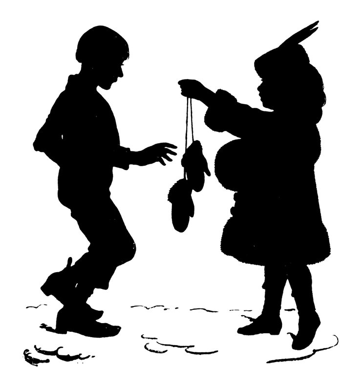 Silhouette av Paul Konewka (litho) av Paul Konewka