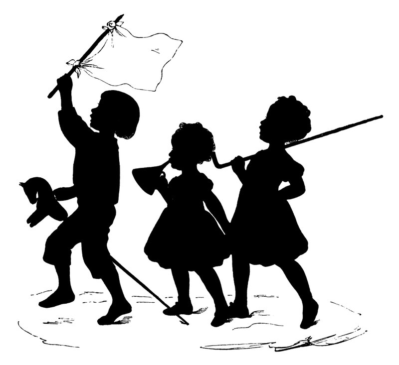 Silhouette av Paul Konewka (litho) av Paul Konewka