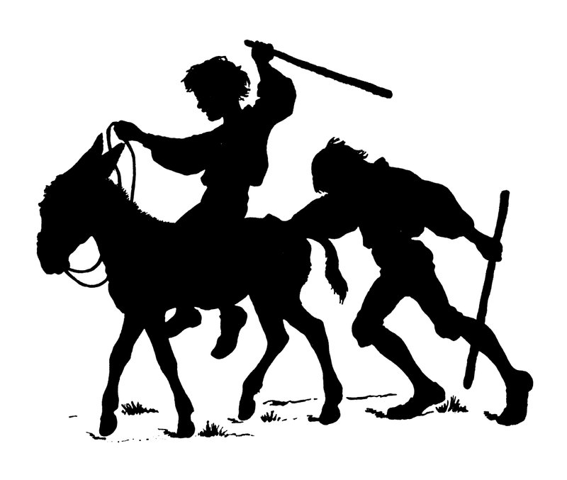 Silhouette av Paul Konewka (litho) av Paul Konewka