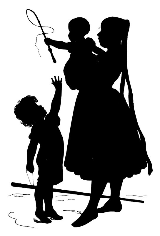 Silhouette av Paul Konewka (litho) av Paul Konewka