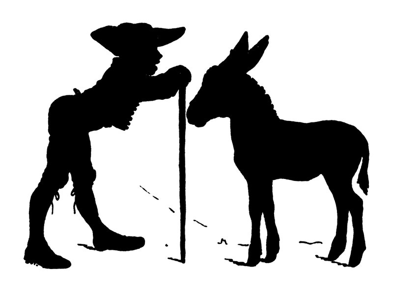 Silhouette av Paul Konewka (litho) av Paul Konewka