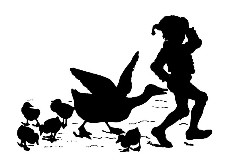 Silhouette av Paul Konewka (litho) av Paul Konewka