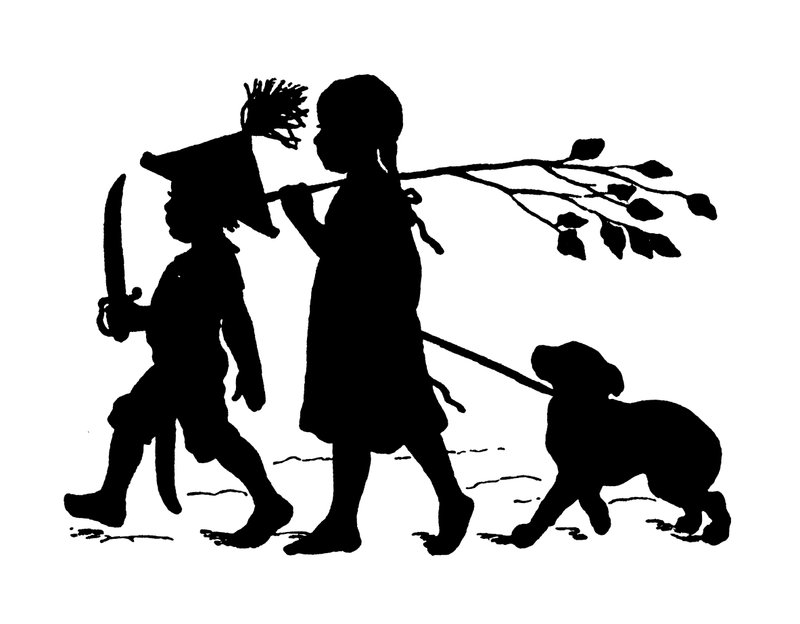 Silhouette av Paul Konewka (litho) av Paul Konewka