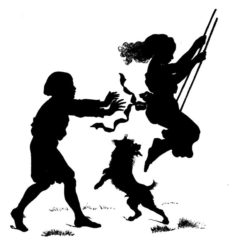 Silhouette av Paul Konewka (litho) av Paul Konewka