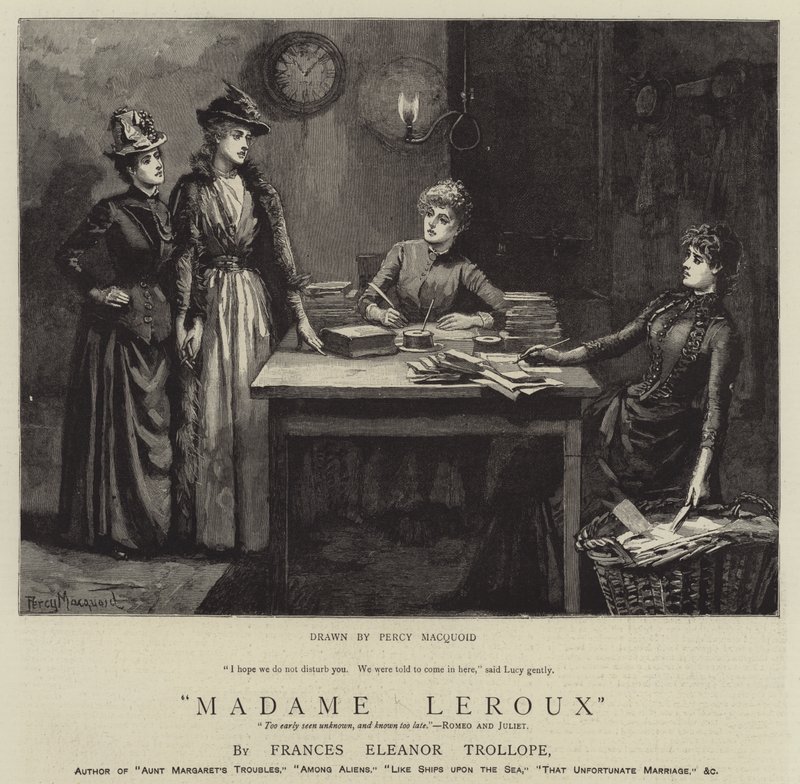 Fru Leroux av Percy Macquoid