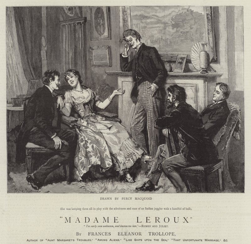 Fru Leroux av Percy Macquoid