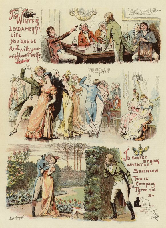Sportsmannens kalender, 1800 av Percy Macquoid