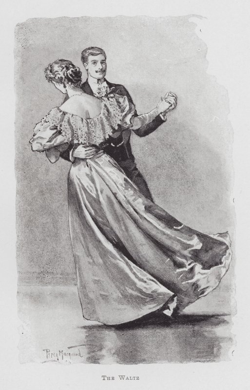 Dans: The Waltz (litho) av Percy Macquoid