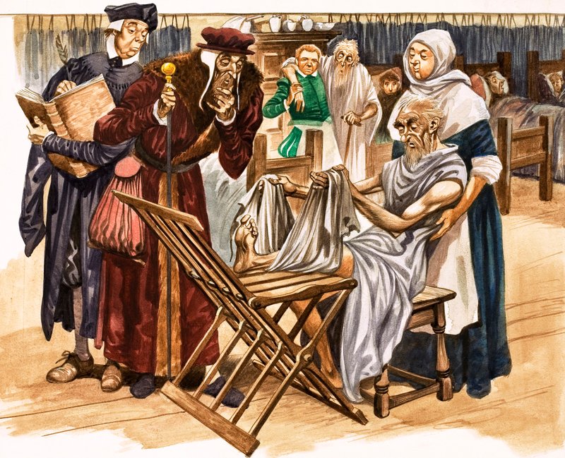 Leger og sykehus i Tudor-tider av Peter Jackson
