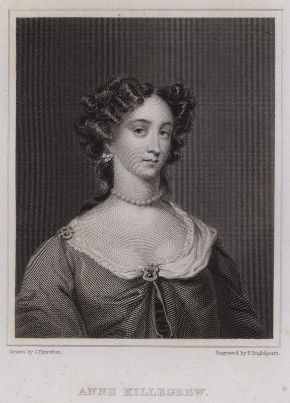 Anne Killegrew , engelsk poet av Peter Lely