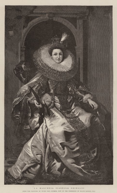 Marchesa Isabella Grimaldi av Peter Paul Rubens