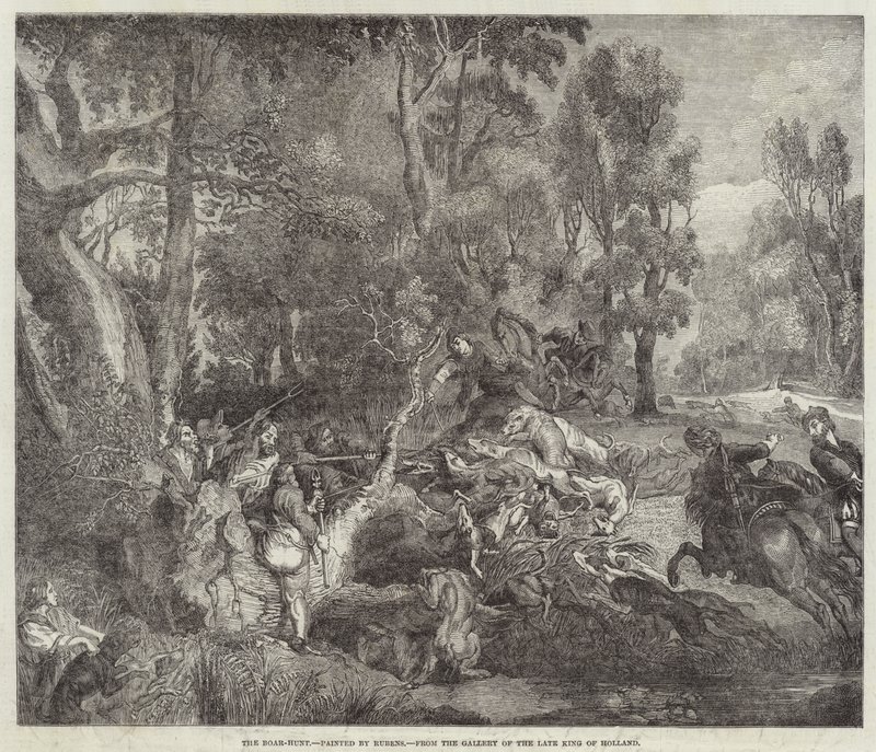Villsvinjakten av Peter Paul Rubens