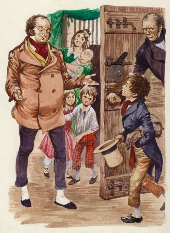 David Copperfield møter Mr Micawber av Peter Jackson