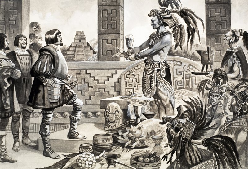 Hernando Cortes i Mexico av Peter Jackson