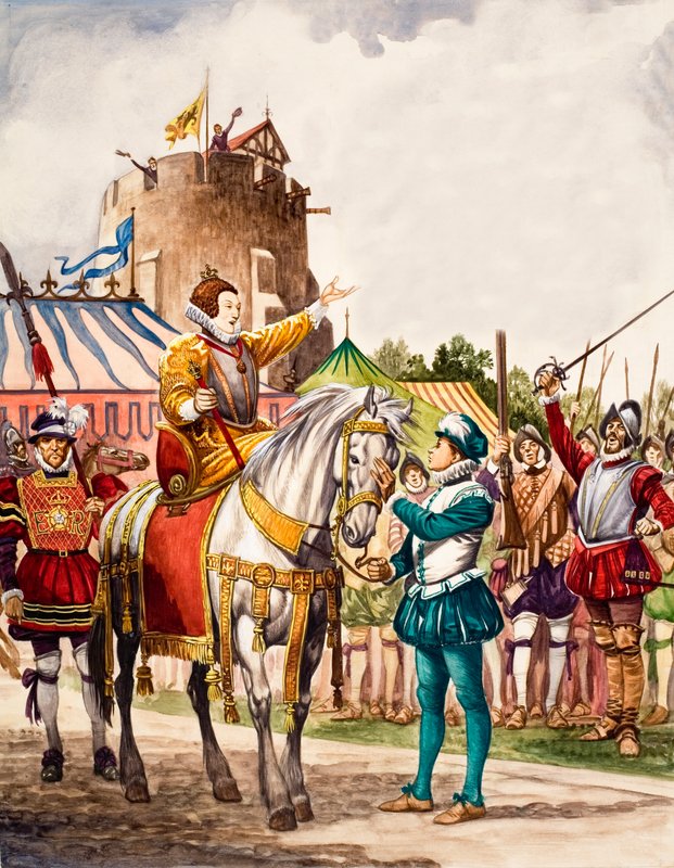 Dronning Elizabeth I holder sin Armada-tale av Peter Jackson