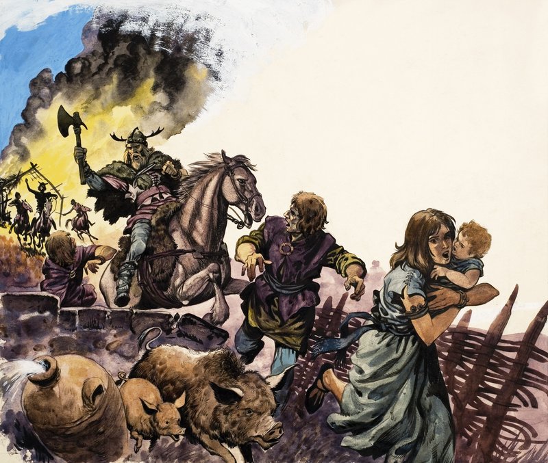 Saxon Raiders av Peter Jackson