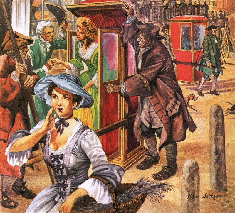 Sedan-stol i 1700-tallets England av Peter Jackson