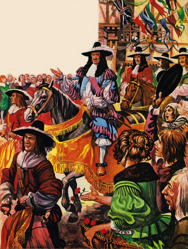 Restaureringen av kong Charles II av Peter Jackson