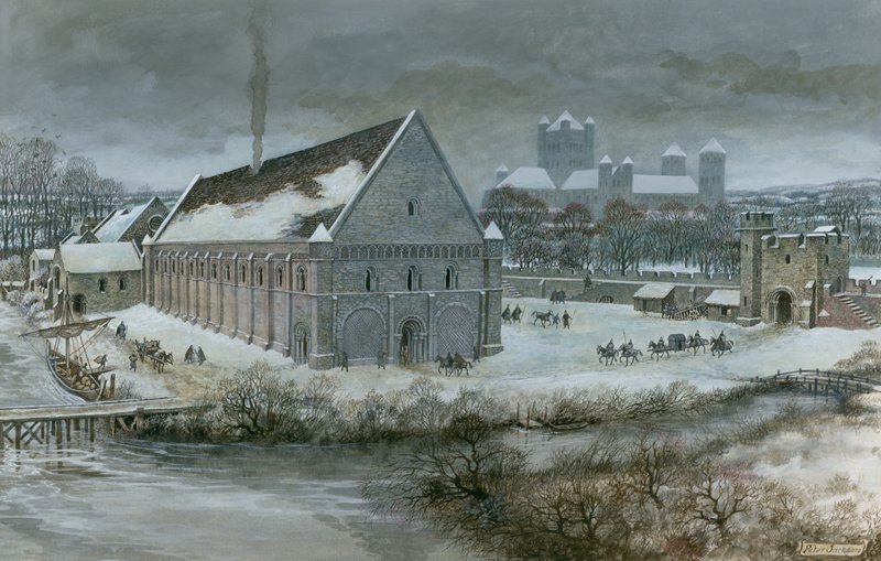 Westminster Hall i snøen av Peter Jackson